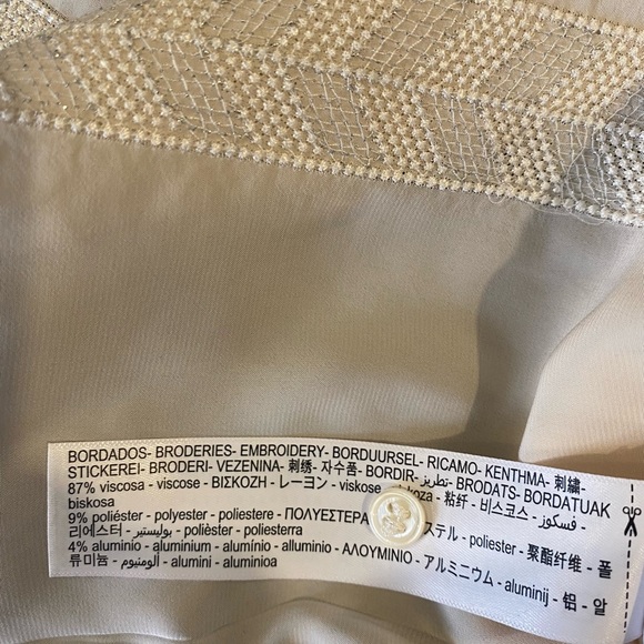MASSIMO DUTTI silky cream top - Picture 5 of 10